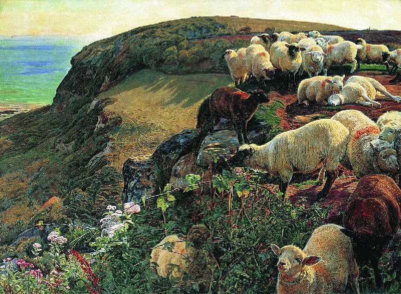 William Holman Hunt Unsere englische Kuste Norge oil painting art